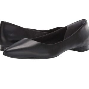 Rockport Total Motion Adelyn Ballet Flat Black Leather Size 6.5 W